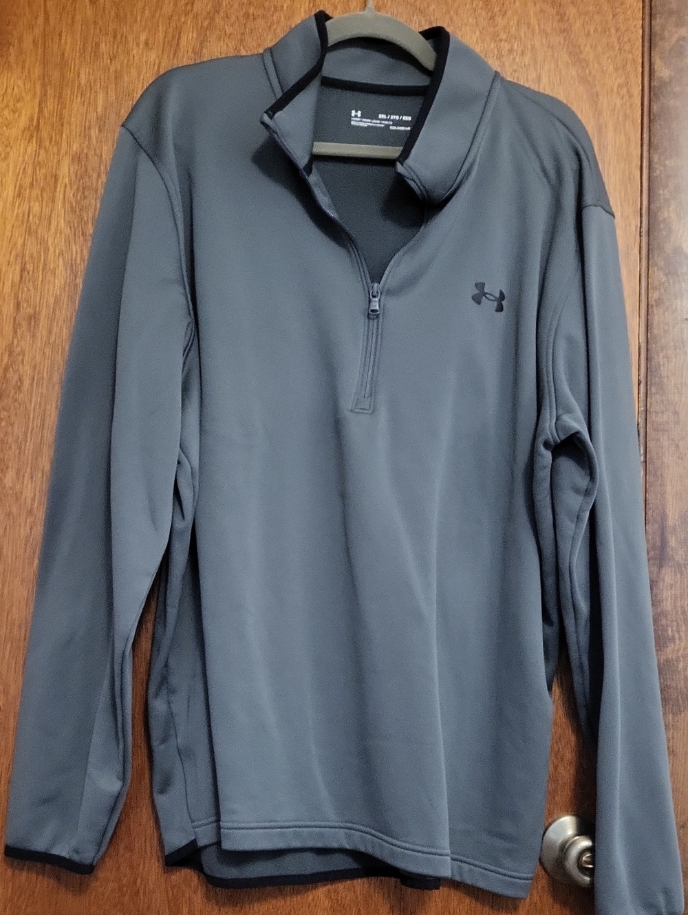 Under Armour Gray Lightweight Quarter-Zip Pullover